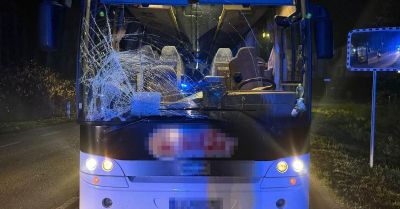 Śmiertelne potrącenie pieszego przez autobus w Stoczku Łukowskim