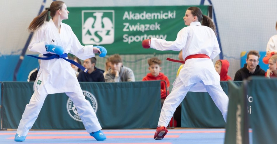 zdjęcie: PŁ Łódź znów zwycięska w AMP w karate WKF w Białymstoku / fot. Dariusz Piekut