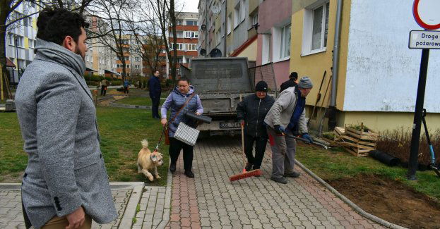 Jedna z najstarszych części osiedla Sienkiewicza - bloki przy ul. Wołodyjowskiego - doczekała się rewitalizacji