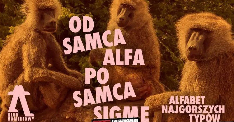 zdjęcie: Od Samca Alfa po Samca Sigmę: alfabet najgorszych typów - spektakl impro / kupbilecik24.pl / Od Samca Alfa po Samca Sigmę: alfabet najgorszych typów - spektakl impro