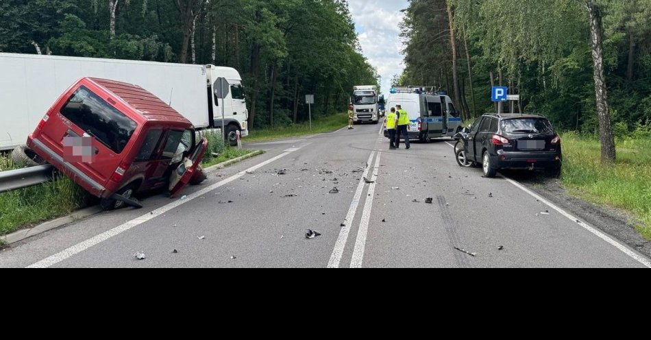 zdjęcie: Skręcając w lewo doprowadził do wypadku / fot. KPP Radzyń Podlaski