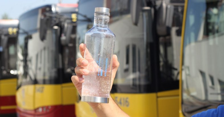 zdjęcie: MPK Wrocław pożegnało się z 230.000 butelkami / fot. nadesłane