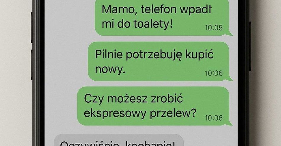 zdjęcie: Mamo, to pilne! - 73-latka z Gniewa straciła 3 tysiące złotych przez fałszywą wiadomość od „syna” / fot. KPP w Tczewie