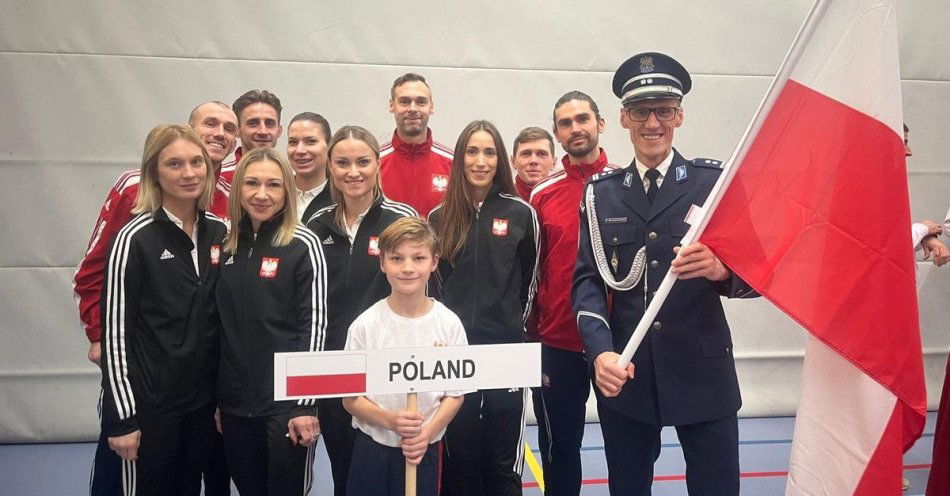 zdjęcie: Pilska dzielnicowa na podium Mistrzostw Europy w biegach / fot. KPP Piła