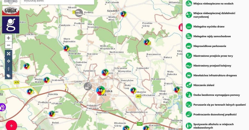 zdjęcie: Zaznacz miejsca pobytu osób bezdomnych na mapie i pomóż / fot. KPP w Zduńskiej Woli