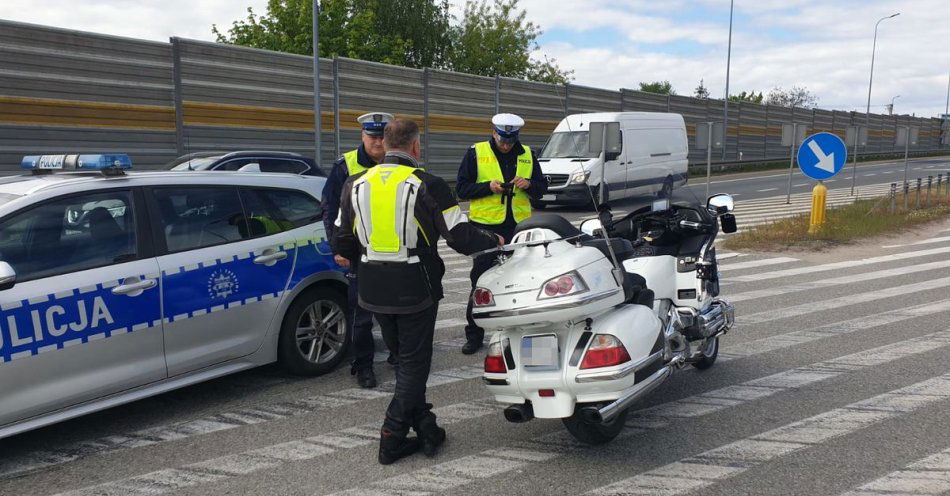 zdjęcie: Efekty działań Bezpieczny motocyklista / fot. KMP w Toruniu