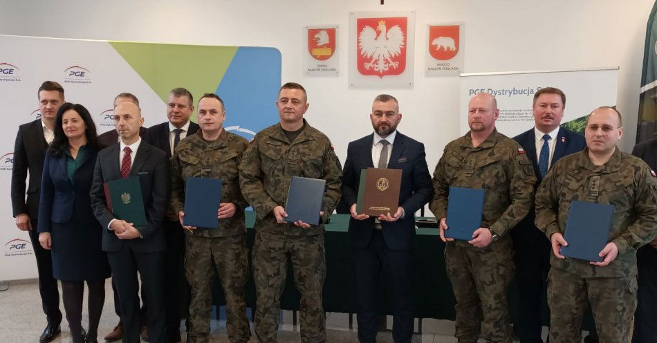 zdjęcie: 5. Mazowiecka Brygada OT przypieczętowała współpracę z PGE Dystrybucja / fot. nadesłane