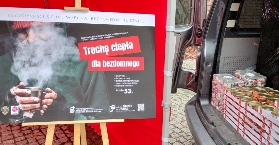zdjęcie: Trochę ciepła dla bezdomnego po raz dziewiąty / fot. nadesłane