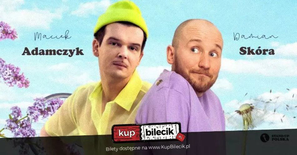 zdjęcie: Maciej Adamczyk i Damian Skóra Polska Komentująca na żywo! / kupbilecik24.pl / Maciej Adamczyk i Damian Skóra