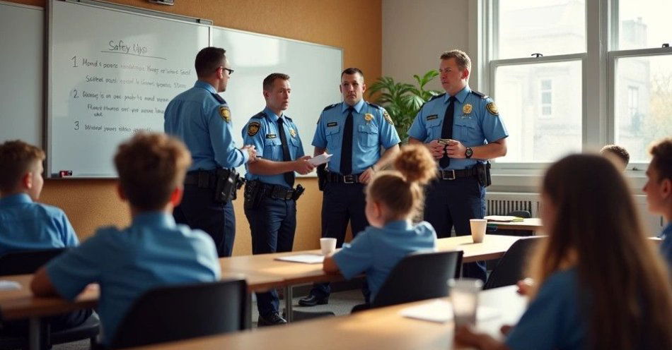 zdjęcie: Policjanci nagrodzeni za spotkanie z uczniami / TM/ przykładowa ilustracja