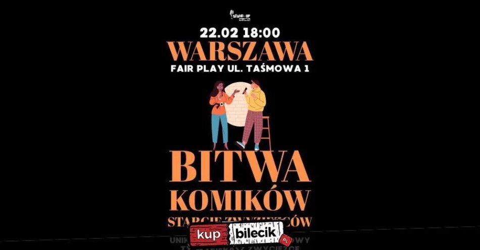 zdjęcie: Bitwa Zwycięzców! Ty wybierasz najśmieszniejszego komika z najśmieszniejszych! / kupbilecik24.pl / Bitwa Zwycięzców! Ty wybierasz najśmieszniejszego komika z najśmieszniejszych!