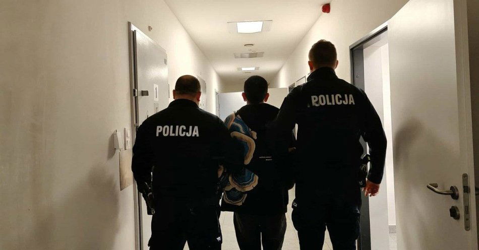 zdjęcie: Areszt dla mężczyzny, który groził nożem i próbował ranić w Jarocinie / fot. KPP Jarocin