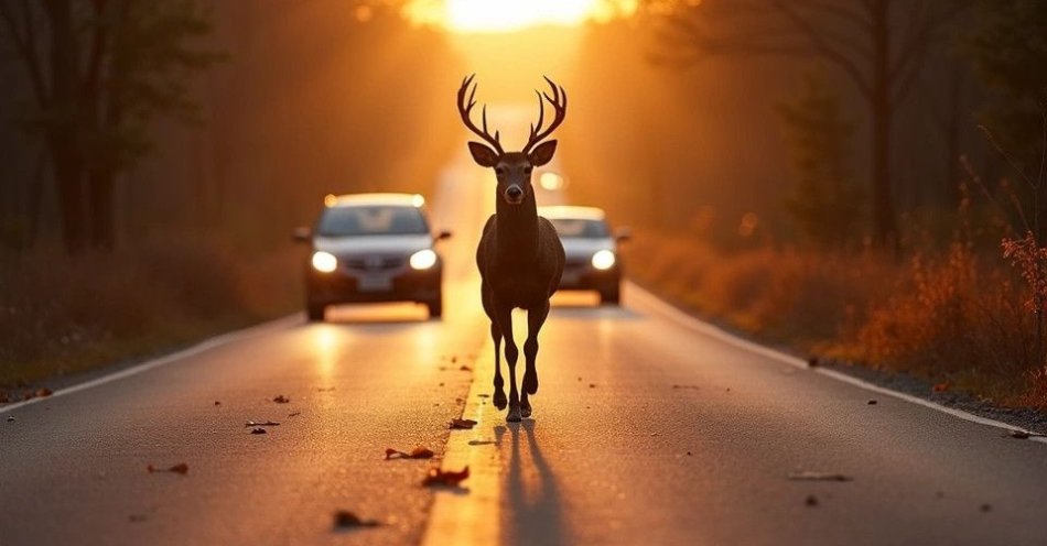 zdjęcie: Uważaj na dzikie zwierzęta na drogach tej jesieni / TM/ przykładowa ilustracja
