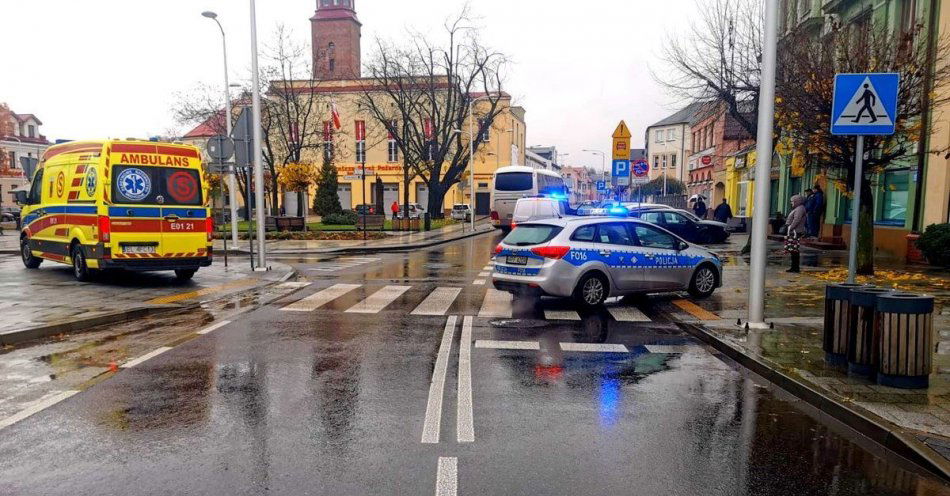 zdjęcie: Potrącenie na pasach / fot. KPP w Rawie Mazowieckiej