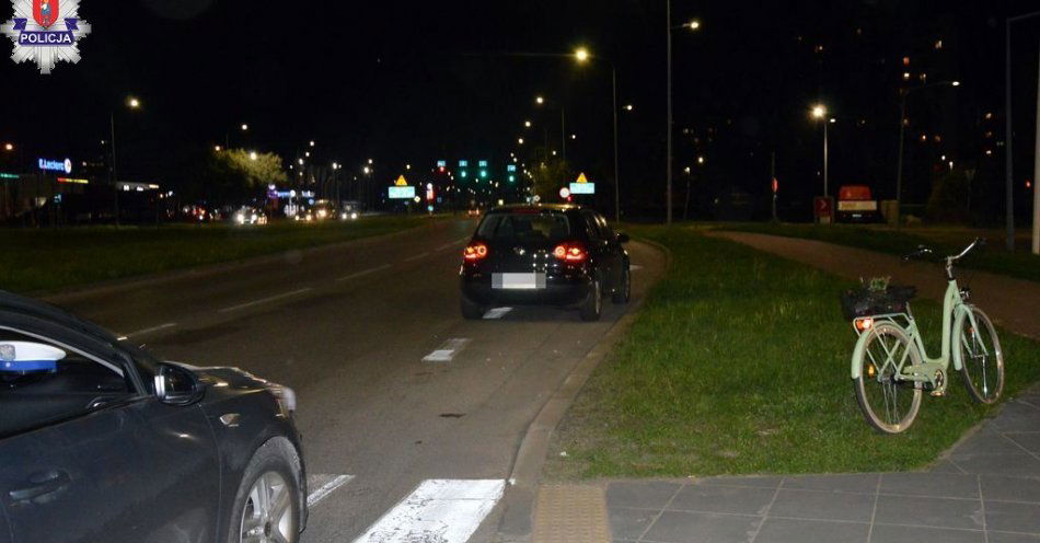 zdjęcie: Potrącenie cyklistki na przejeździe dla rowerów / fot. KMP Zamość