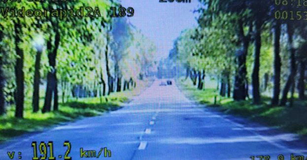 Pędził krajówką blisko 200 kilometrów na godzinę
