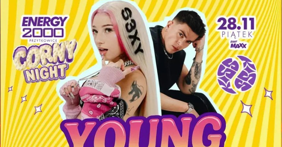 zdjęcie: Young Leosia & Kacper Blonsky w Energy 2000 Przytkowice / kupbilecik24.pl / YOUNG LEOSIA & KACPER BLONSKY w ENERGY 2000 PRZYTKOWICE