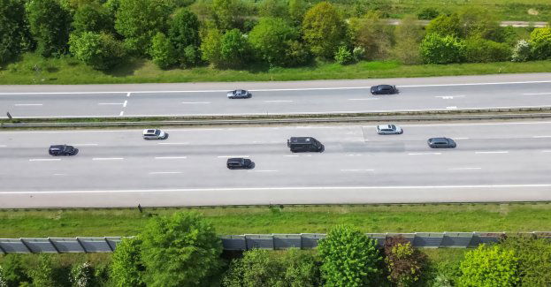 Na S3 na wysokości Trzebiszewa ruch w kierunku Gorzowa odbywa się jednym pasem (aktl.)