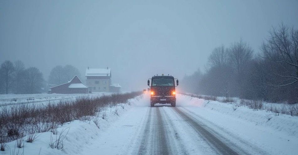 zdjęcie: Śnieg zamiecie i silny wiatr w Powiecie Gryfickim / TM/ przykładowa ilustracja