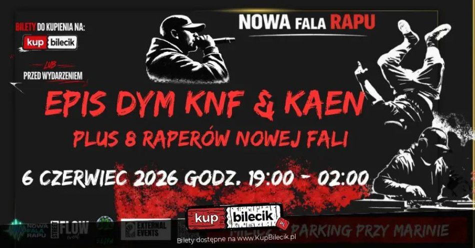 zdjęcie: Nowa Fala Rapu / kupbilecik24.pl / Nowa Fala Rapu