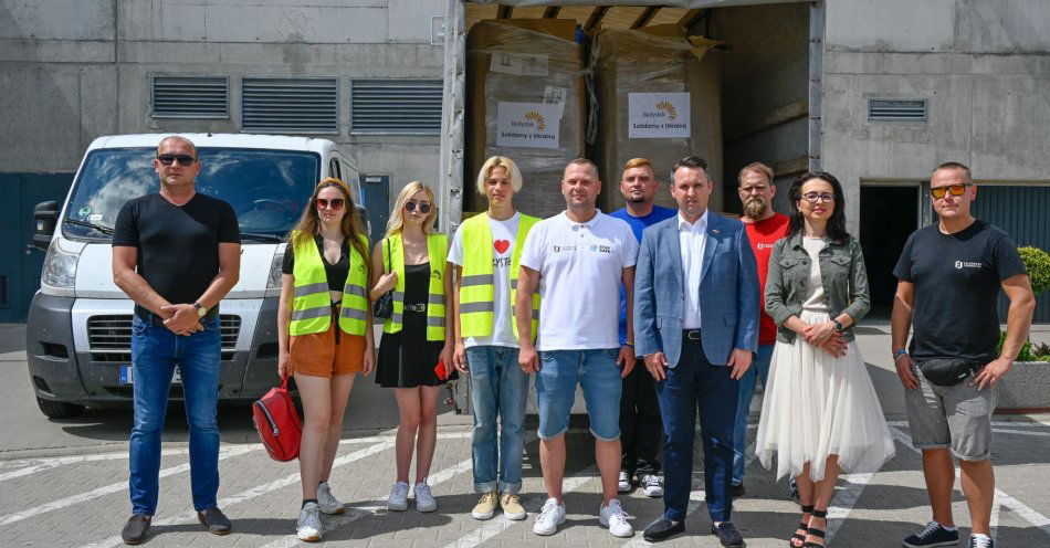 zdjęcie: Transport humanitarny z Fundacją Folkowisko / fot. nadesłane