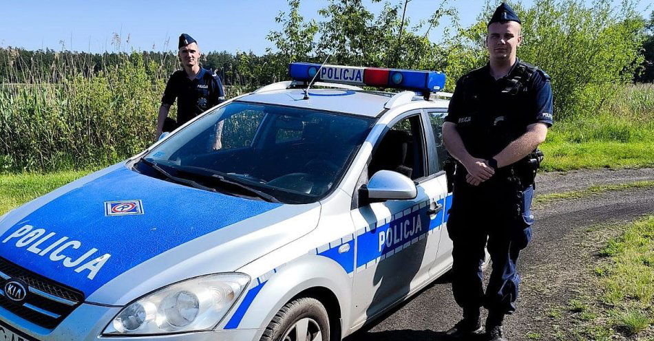zdjęcie: Zatamowali masywny krwotok i uratowali życie / fot. KPP w Lipnie