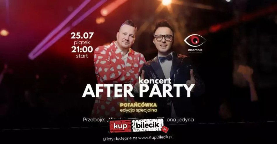 zdjęcie: Koncert Zespołu After Party - Potwncowka Insomnia Mielec / kupbilecik24.pl / Koncert Zespołu After Party - Potwncowka Insomnia Mielec