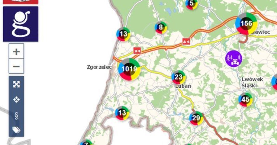 zdjęcie: Krajowa Mapa Zagrożeń pomaga pilnować porządku w Zgorzelcu / fot. KPP w Zgorzelcu