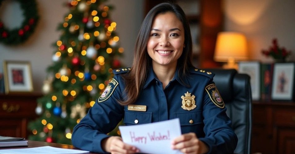 zdjęcie: Komendant policji w Opolu składa świąteczne życzenia / TM/ przykładowa ilustracja