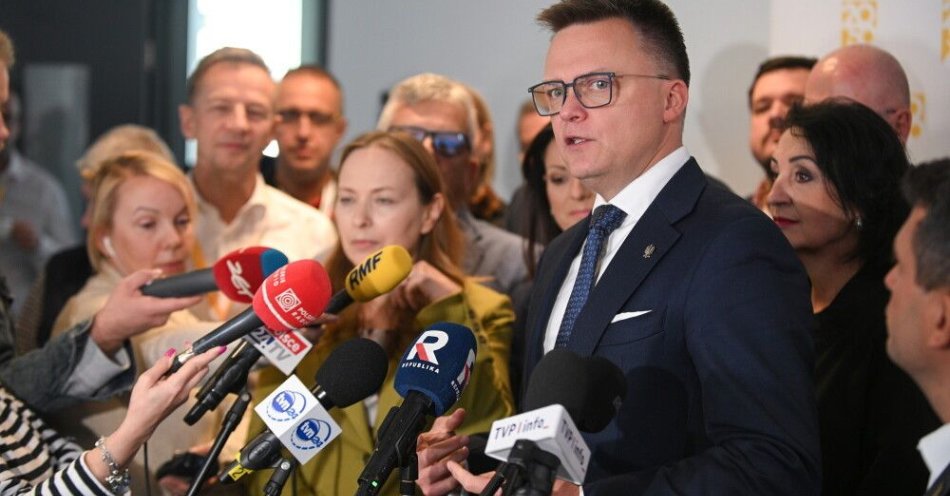 zdjęcie: Rada Krajowa Polski 2050 zarekomendowała Hołownię na wicemarszałka Sejmu / fot. PAP