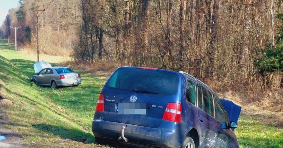 zdjęcie: Wypadek na DK 17 w Dąbrowie Tomaszowskiej / fot. KPP Tomaszów Lubelski