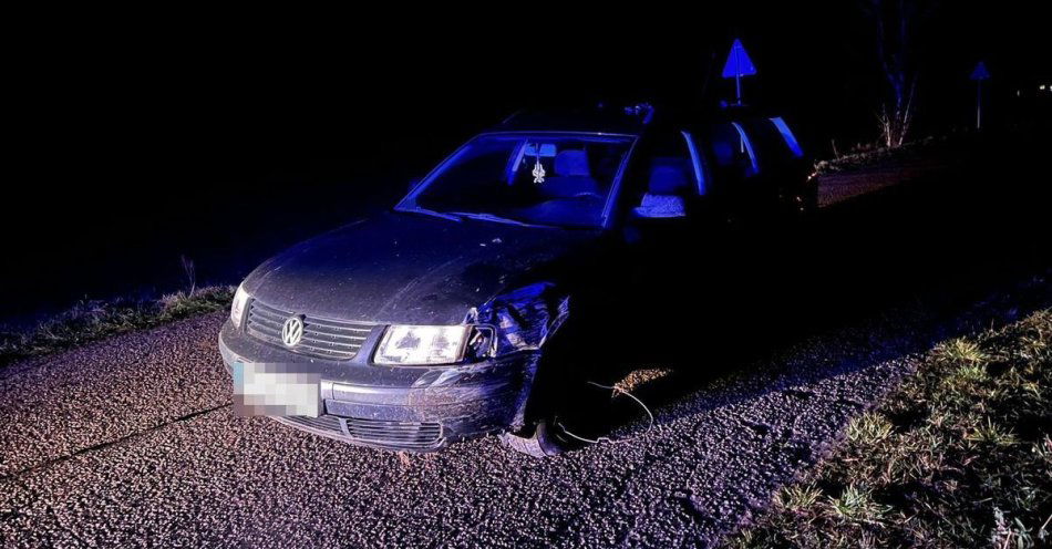 zdjęcie: Pijany kierowca z prawie 3 promilami spowodował kolizję / fot. KPP Radzyń Podlaski