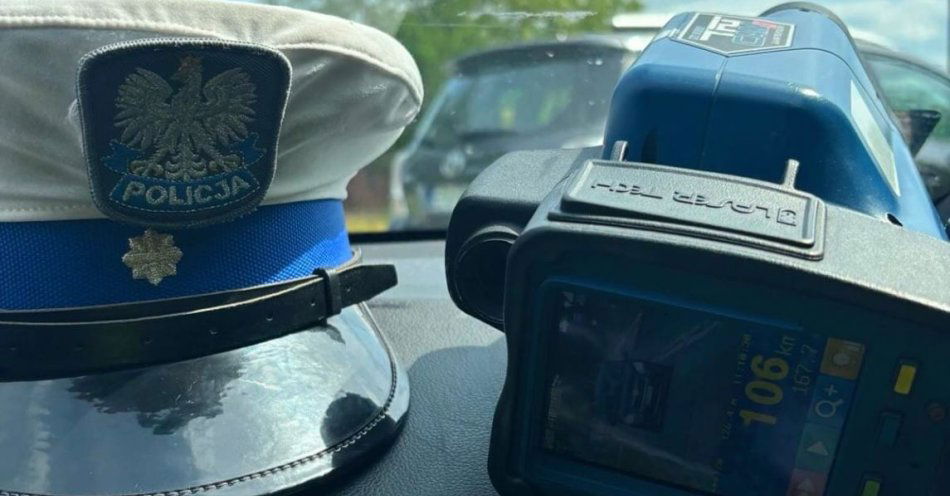 zdjęcie: O 56 km/h za szybko… / fot. KPP w Pabianicach