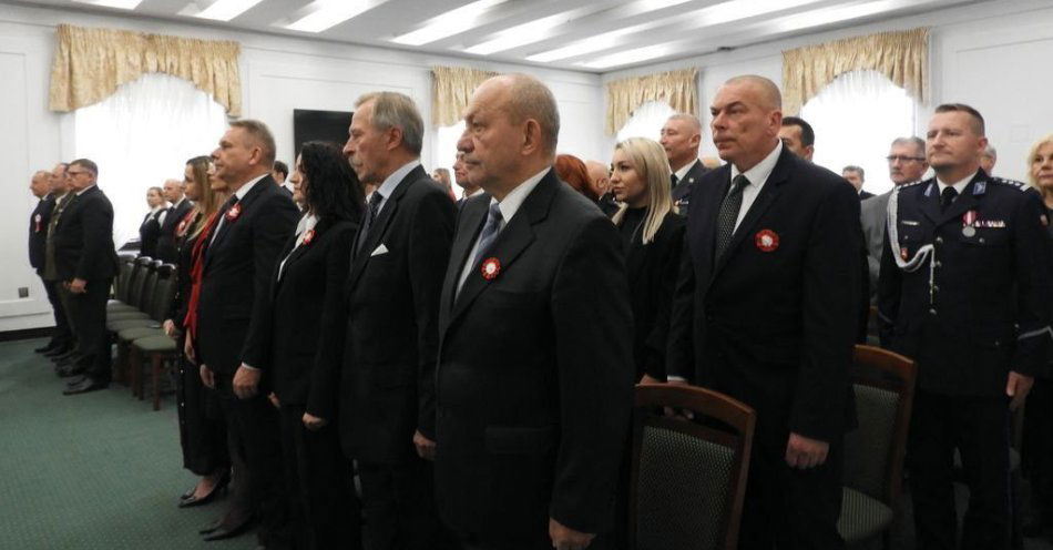 zdjęcie: Zamość świętował 107. rocznicę odzyskania niepodległości / fot. KMP Zamość