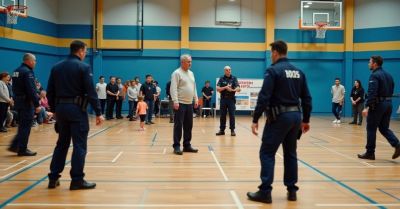 Policjanci z Węgorzewa zagrali dla Mileny