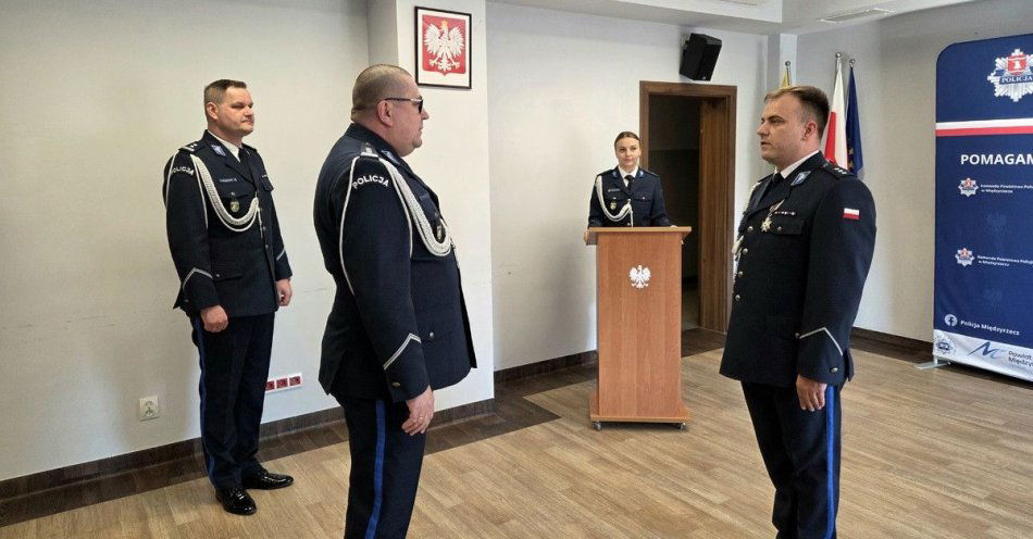 zdjęcie: Ewa Rotarska nową komendantką policji w Międzyrzeczu / fot. KPP Międzyrzecz