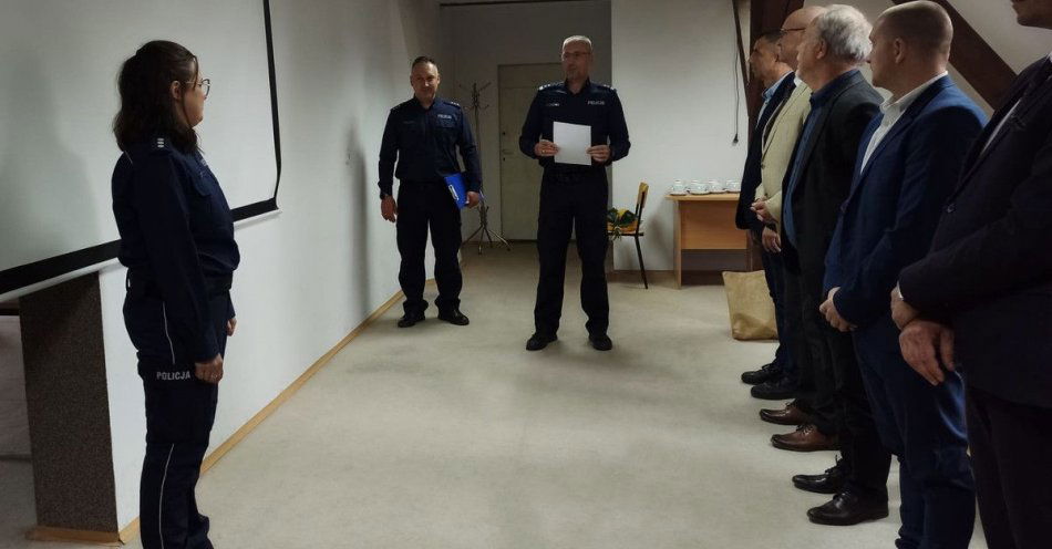 zdjęcie: Kom. Katarzyna Moroz Komendantem Komisariatu Policji w Dobrym Mieście / fot. KMP w Olsztynie
