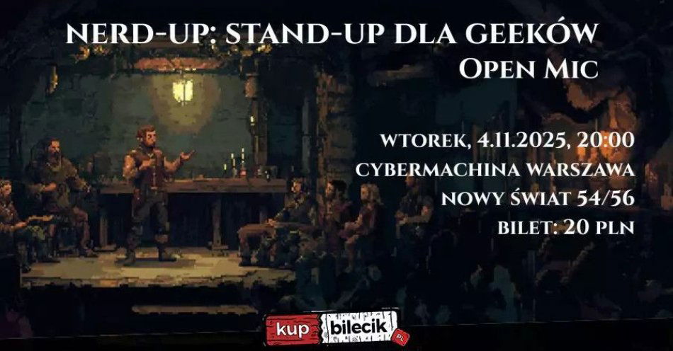 zdjęcie: Nerdup Kolektyw - Open Mic / kupbilecik24.pl / Nerdup Kolektyw - Open Mic