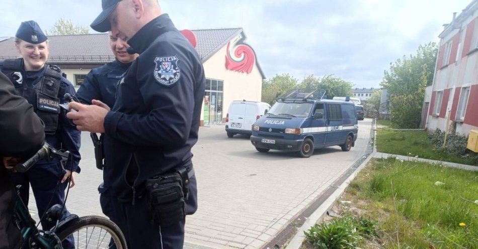 zdjęcie: Rowerzyści pod lupą koszalińskich dzielnicowych / fot. KMP w Koszalinie