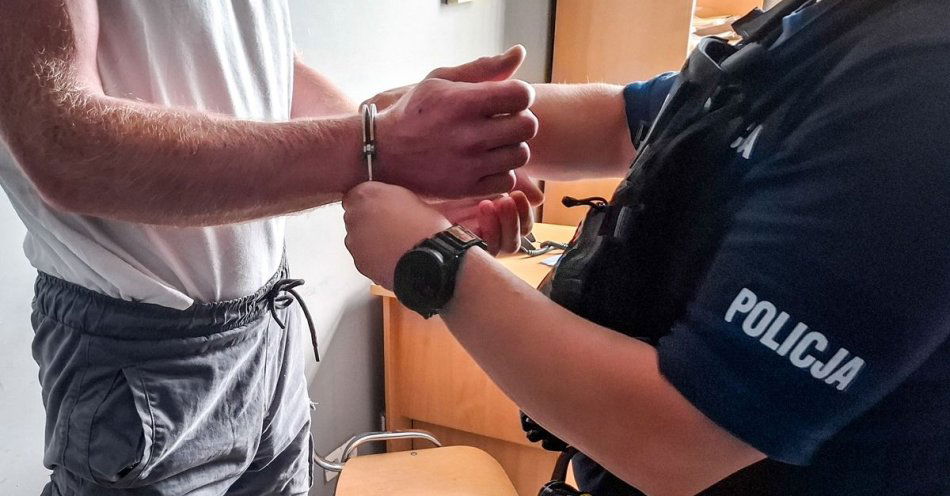 zdjęcie: 33-letni paser zatrzymany w kradzionym samochodzie / fot. KPP Żagań