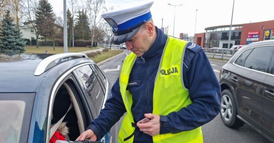 zdjęcie: 12 punktów karnych za rozmowę przez telefon w czasie jazdy / fot. KMP w Lesznie