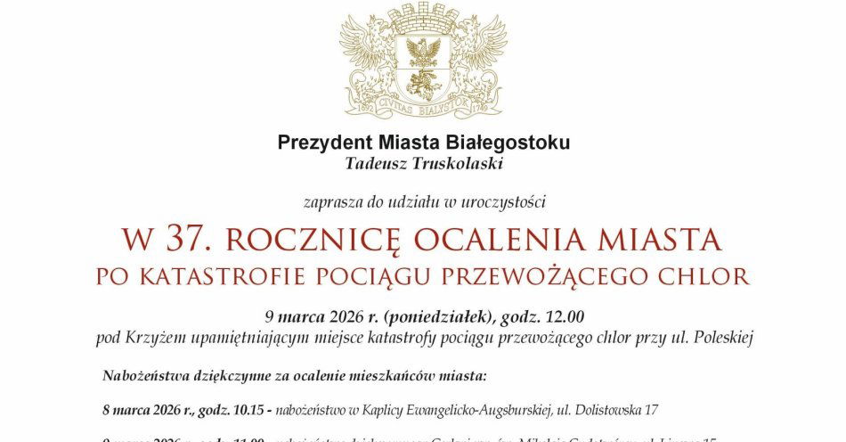 zdjęcie: 37. rocznica ocalenia Białegostoku / fot. nadesłane