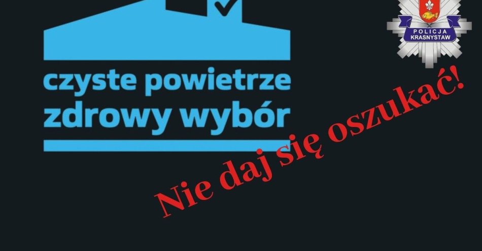 zdjęcie: Seniorka oszukana przy programie Czyste Powietrze straciła 50 000 zł / fot. KPP Krasnystaw