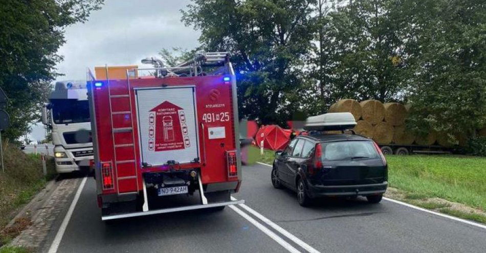 zdjęcie: Śmiertelny wypadek z udziałem motorowerzysty / fot. KPP w Mrągowie