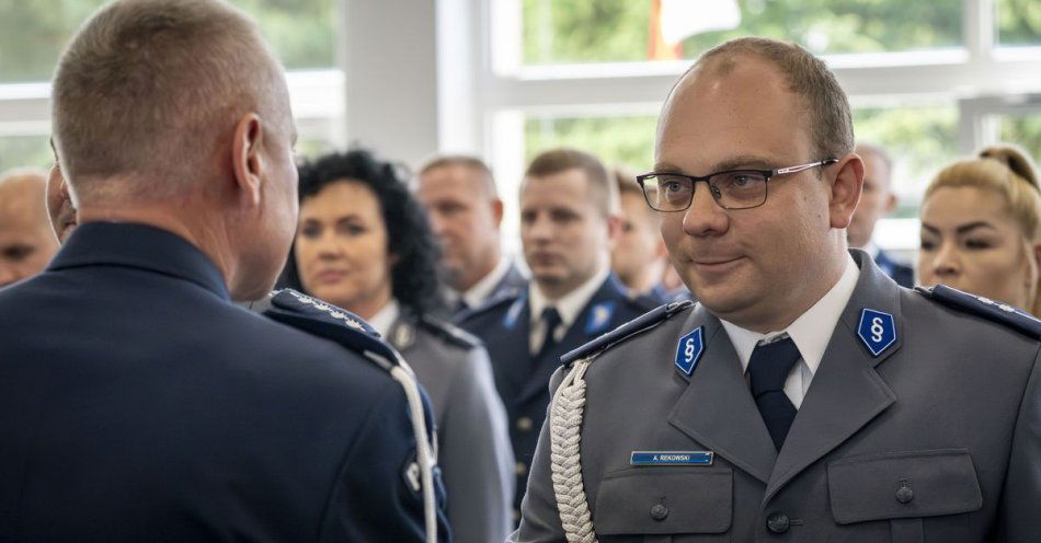 zdjęcie: Nasz technik kryminalistyki - aspirant Arkadiusz Rekowski na trzecim miejscu w województwie / fot. KPP w Bytowie