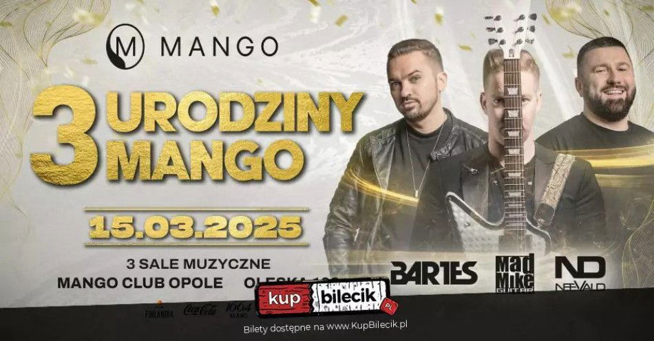 zdjęcie: 3. Urodziny Mango / kupbilecik24.pl / 3. Urodziny Mango