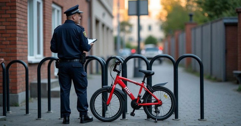 zdjęcie: Policja szuka właściciela czarno czerwonego roweru / TM/ przykładowa ilustracja