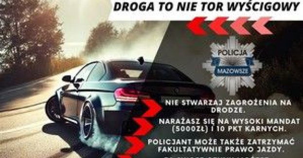 Driftował autem po użyciu alkoholu, zatrzymali go ostrowscy policjanci z pionu prewencji