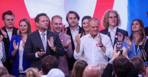 KO - 38,85 proc.; PiS - 28,92 proc.; Konfederacja - 13,18 proc., Trzecia Droga - 9,24 proc.; Lewica - 8,06 proc.