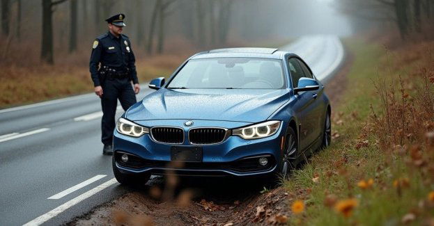 Prowadził BMW z ponad 3 promilami i wpadł do rowu